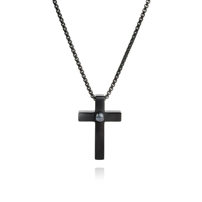 Personalised Photo Necklace – Cross