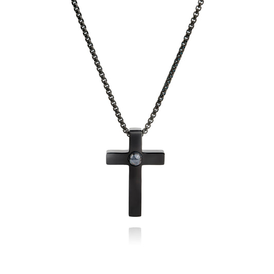 Personalised Photo Necklace – Cross