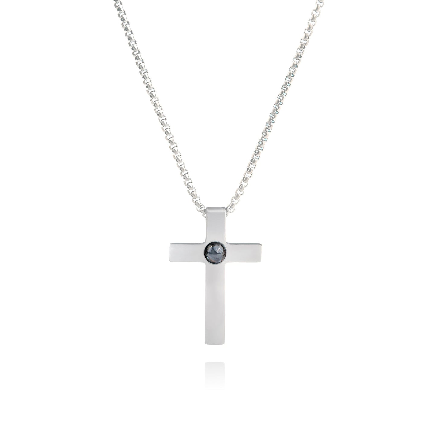 Personalised Photo Necklace – Cross