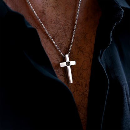 Personalised Photo Necklace – Cross