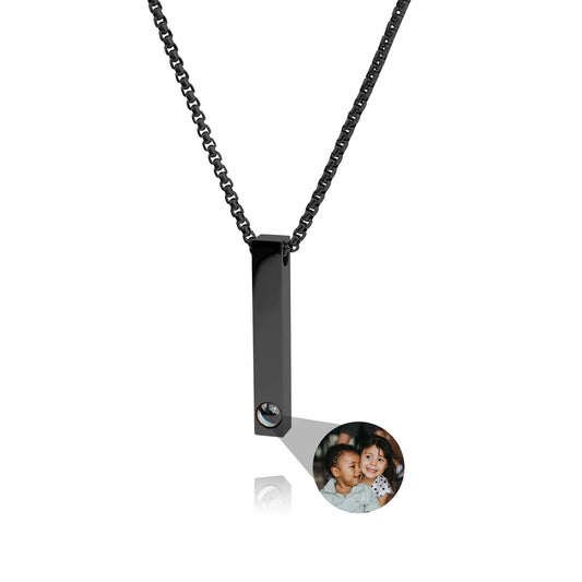 Personalised Photo Necklace – Bar B-Chain