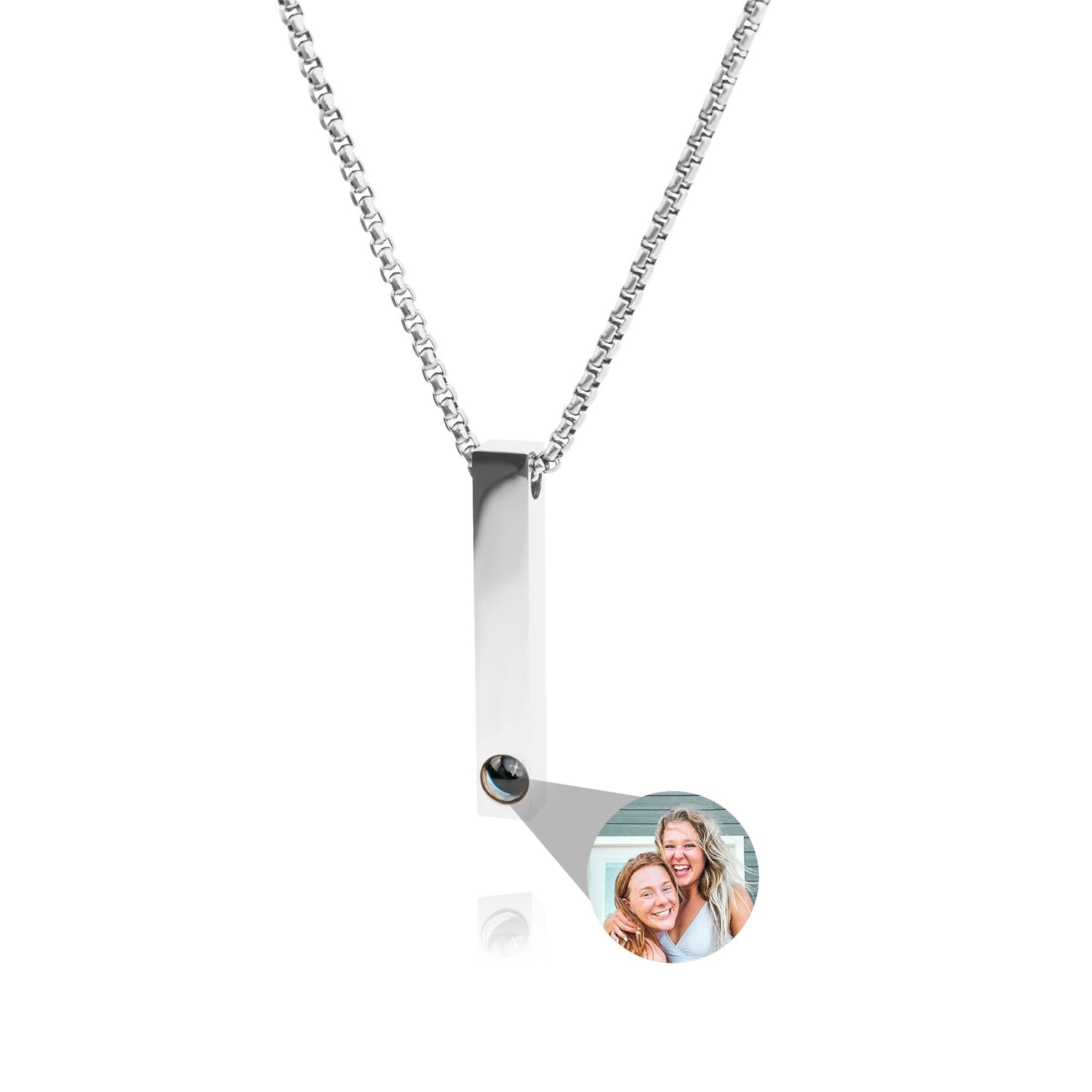 Personalised Photo Necklace – Bar B-Chain