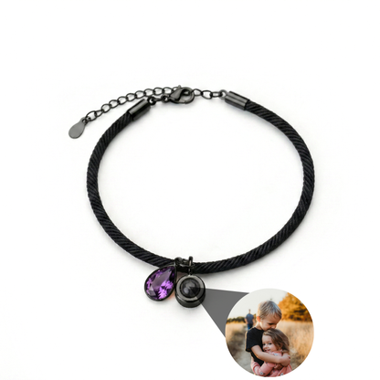 Personalised Photo Bracelet – Essence Birthstone