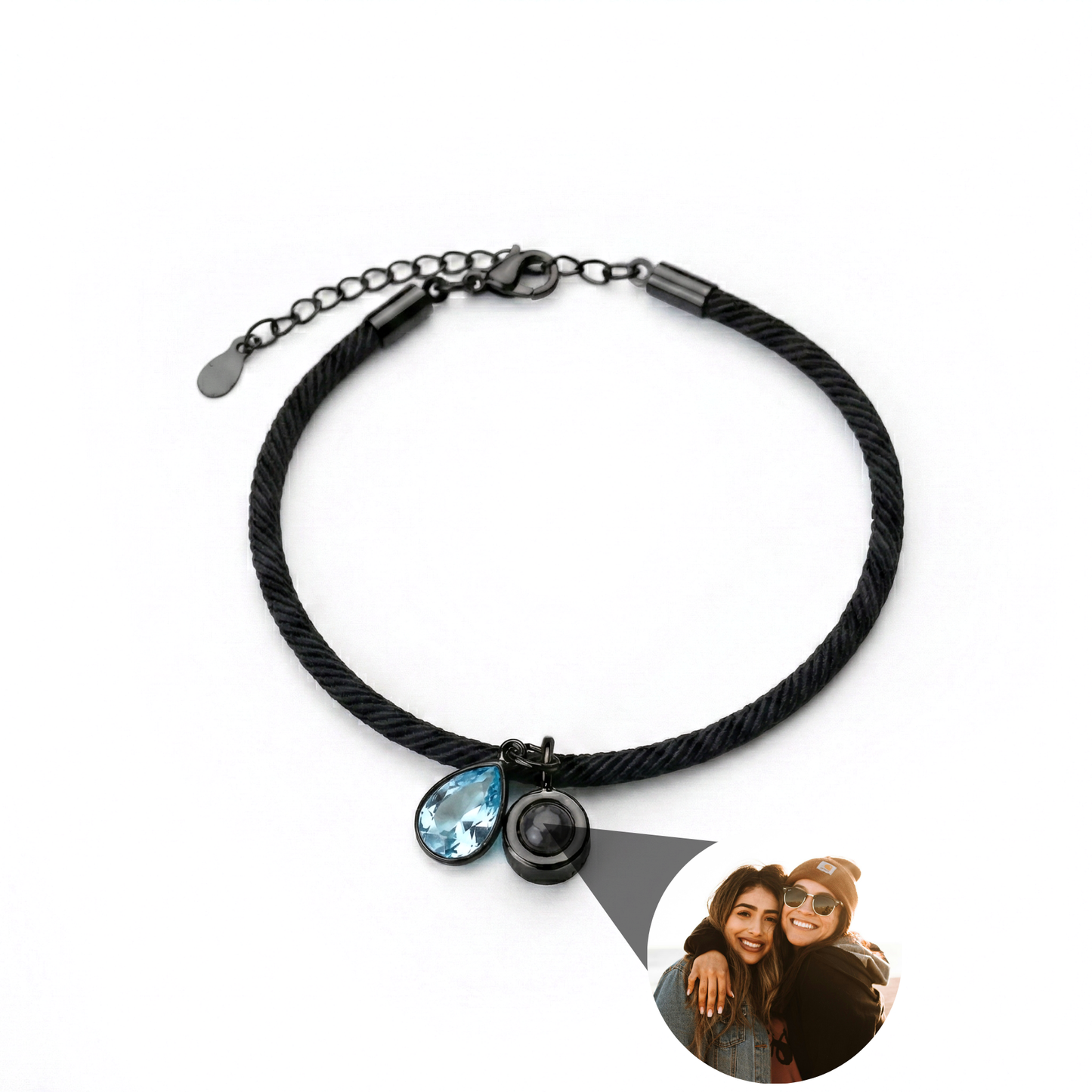 Personalised Photo Bracelet – Essence Birthstone