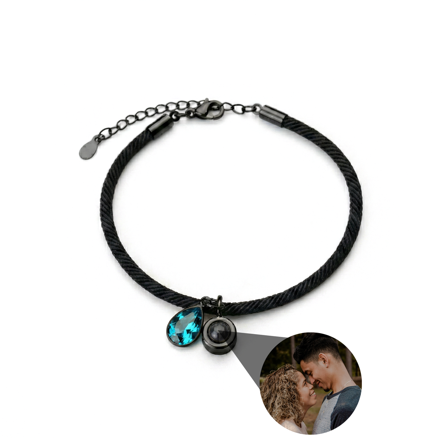 Personalised Photo Bracelet – Essence Birthstone