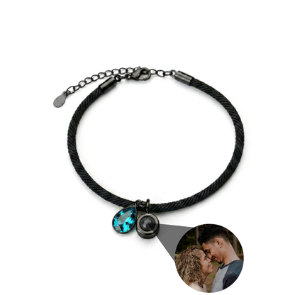 Personalised Photo Bracelet – Essence Birthstone