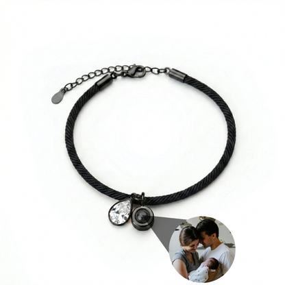 Personalised Photo Bracelet – Essence Birthstone