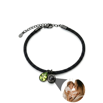 Personalised Photo Bracelet – Essence Birthstone