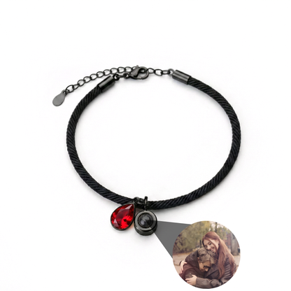 Personalised Photo Bracelet – Essence Birthstone