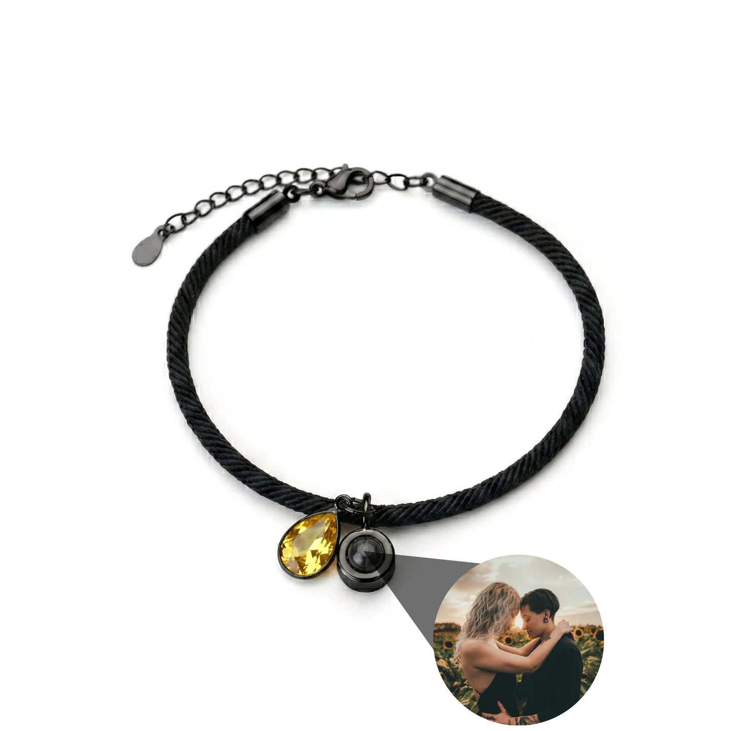 Personalised Photo Bracelet – Essence Birthstone