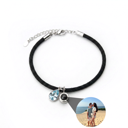 Personalised Photo Bracelet – Essence Birthstone