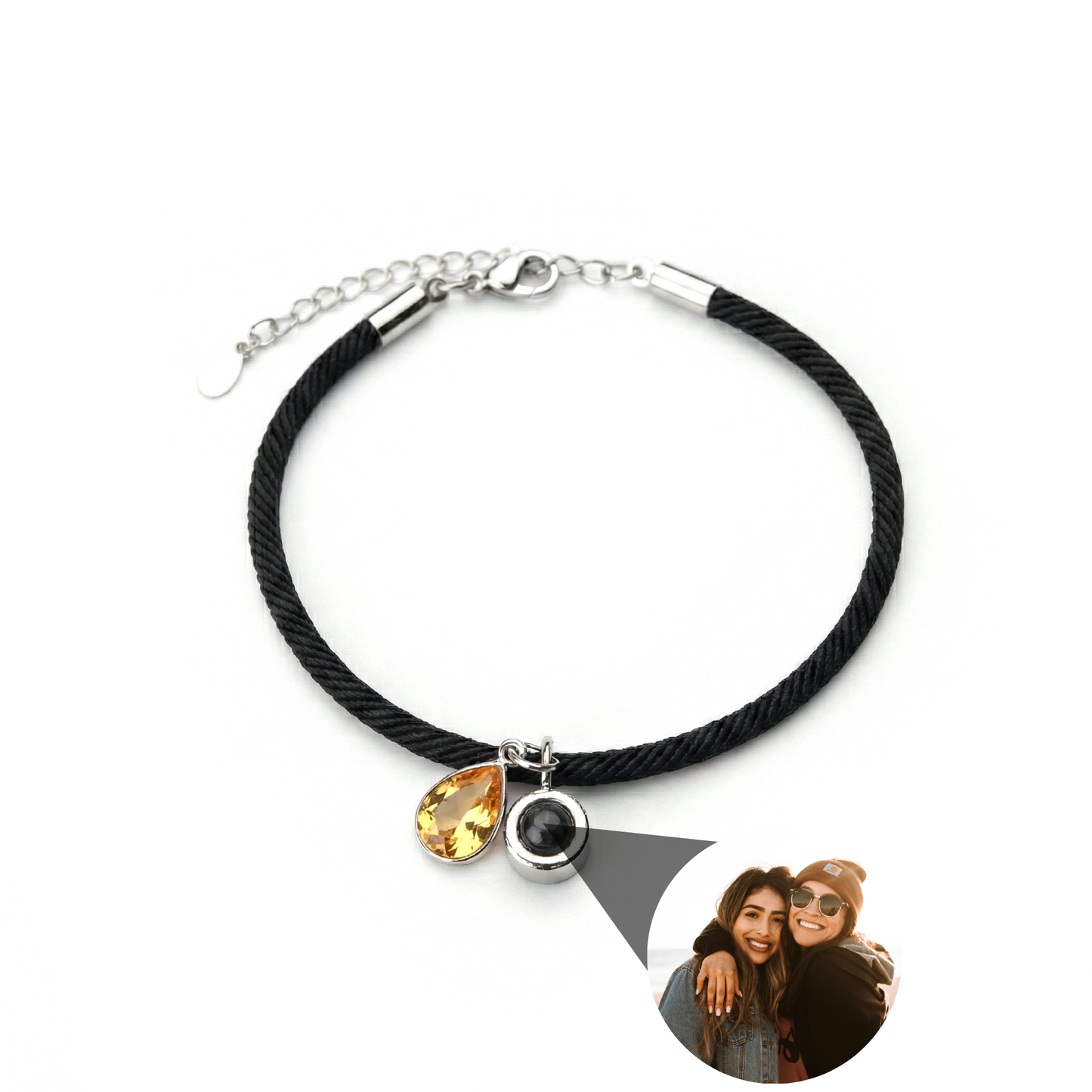 Personalised Photo Bracelet – Essence Birthstone