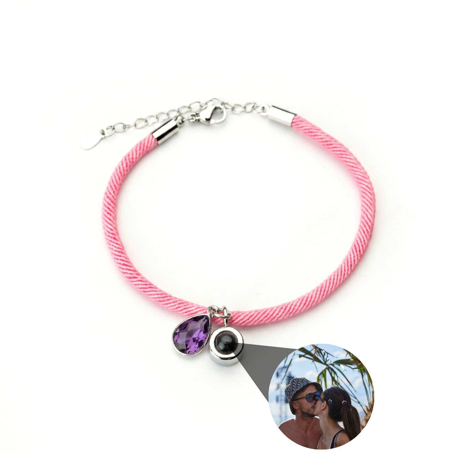 Personalised Photo Bracelet – Essence Birthstone
