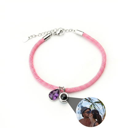 Personalised Photo Bracelet – Essence Birthstone