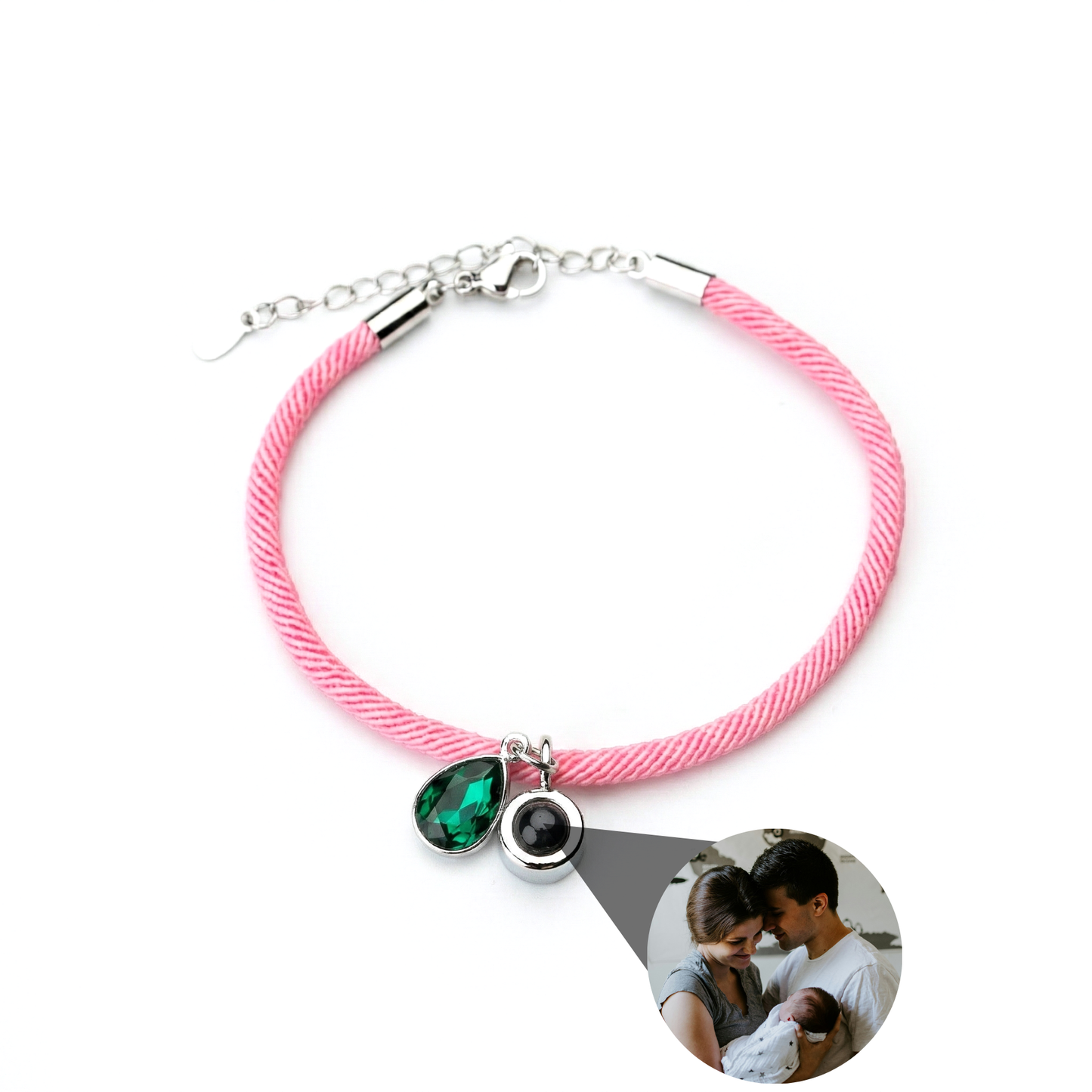 Personalised Photo Bracelet – Essence Birthstone