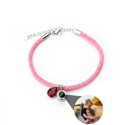Personalised Photo Bracelet – Essence Birthstone