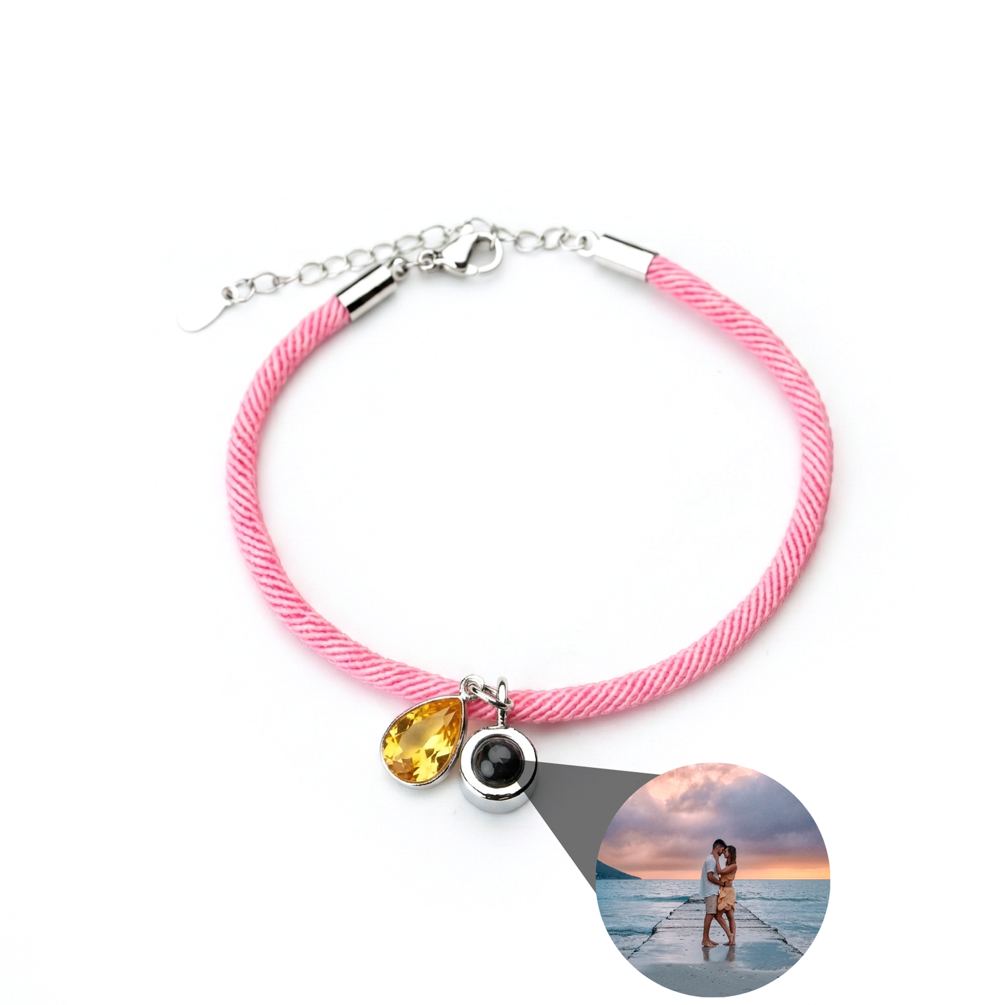 Personalised Photo Bracelet – Essence Birthstone