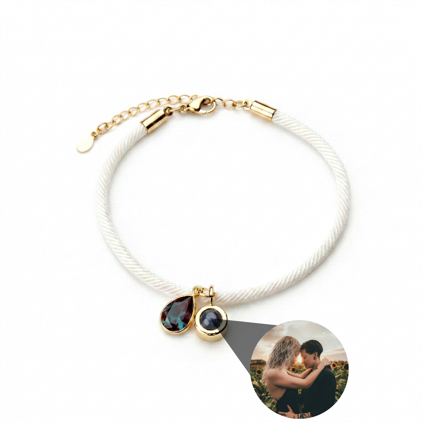 Personalised Photo Bracelet – Essence Birthstone