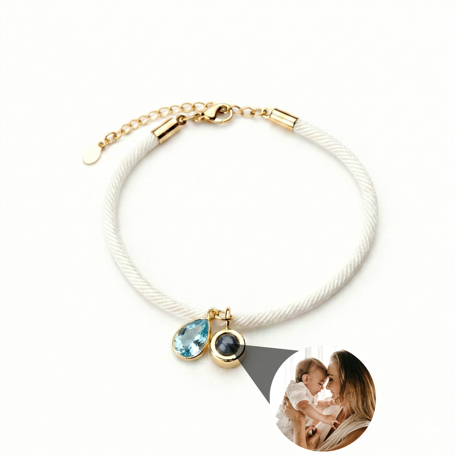 Personalised Photo Bracelet – Essence Birthstone