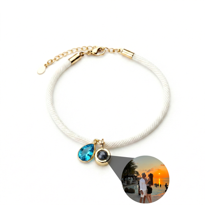 Personalised Photo Bracelet – Essence Birthstone
