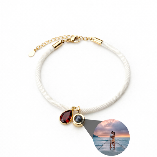Personalised Photo Bracelet – Essence Birthstone