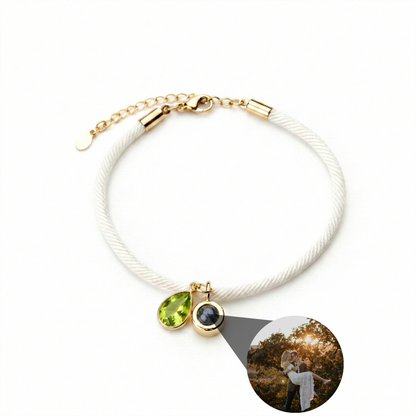 Personalised Photo Bracelet – Essence Birthstone