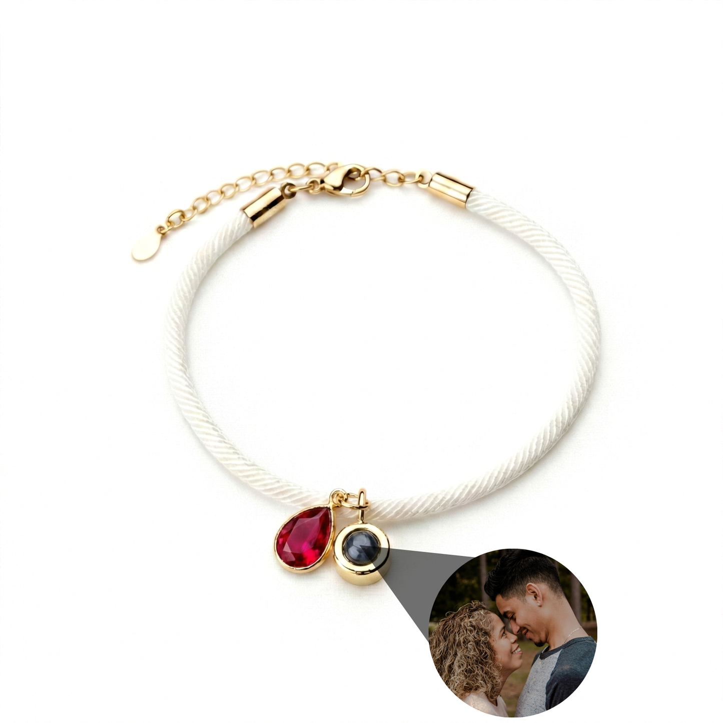 Personalised Photo Bracelet – Essence Birthstone