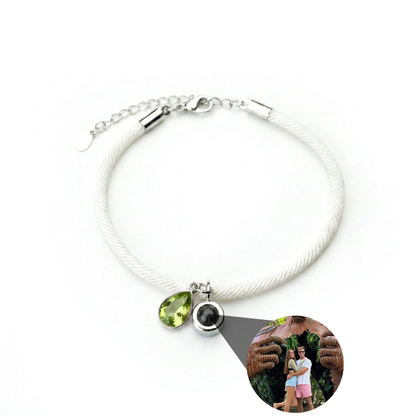 Personalised Photo Bracelet – Essence Birthstone