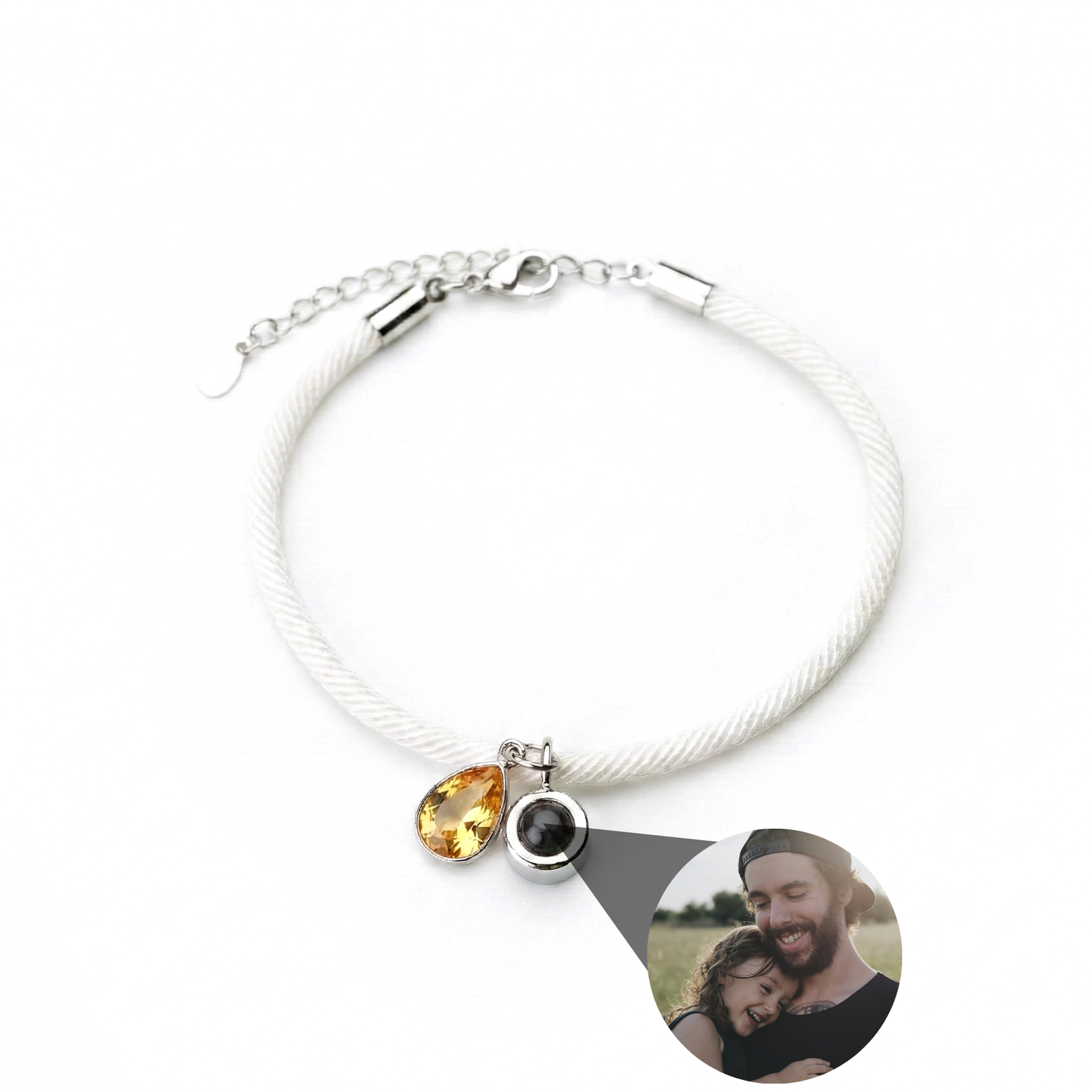 Personalised Photo Bracelet – Essence Birthstone
