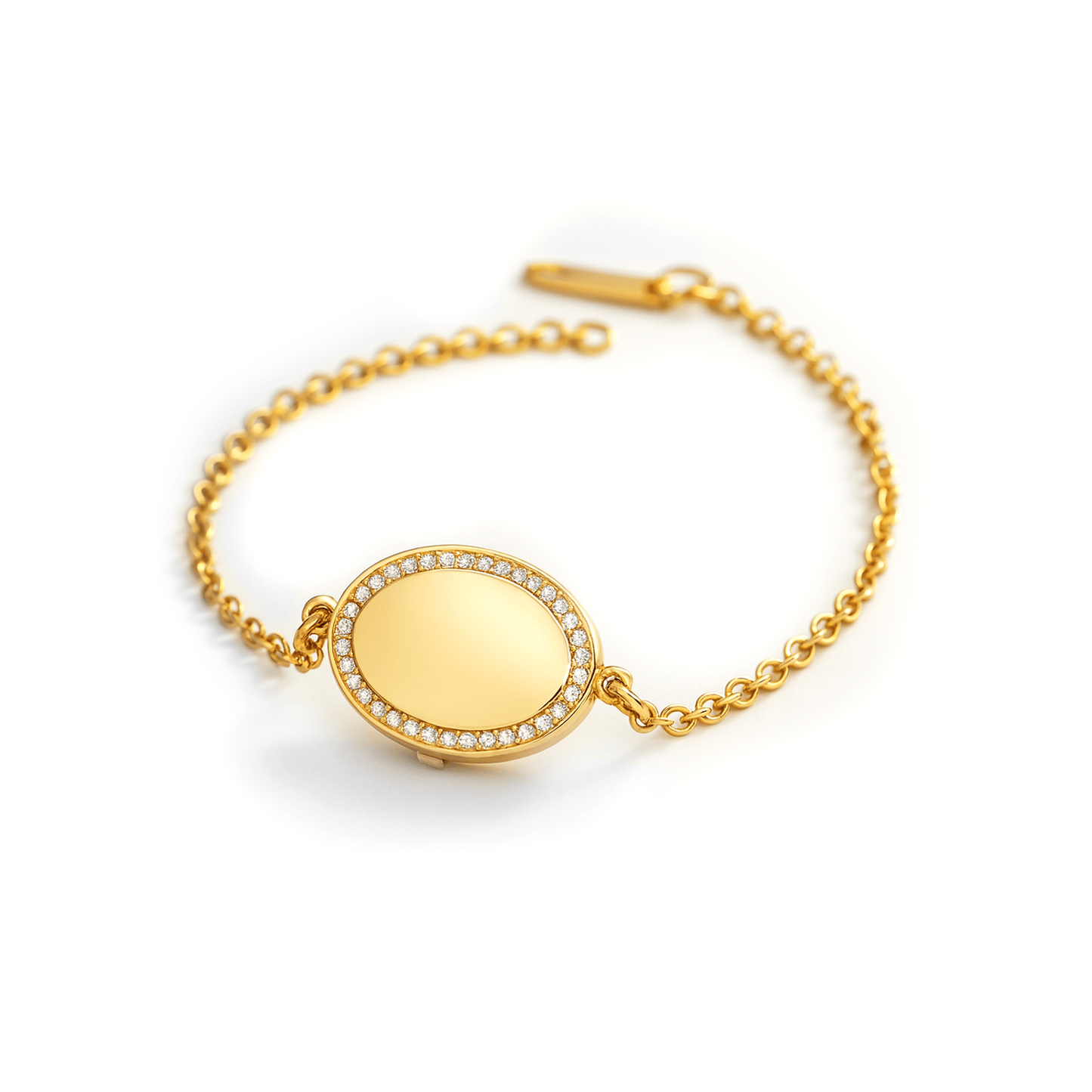 Personalised Photo Locket Bracelet – Oval