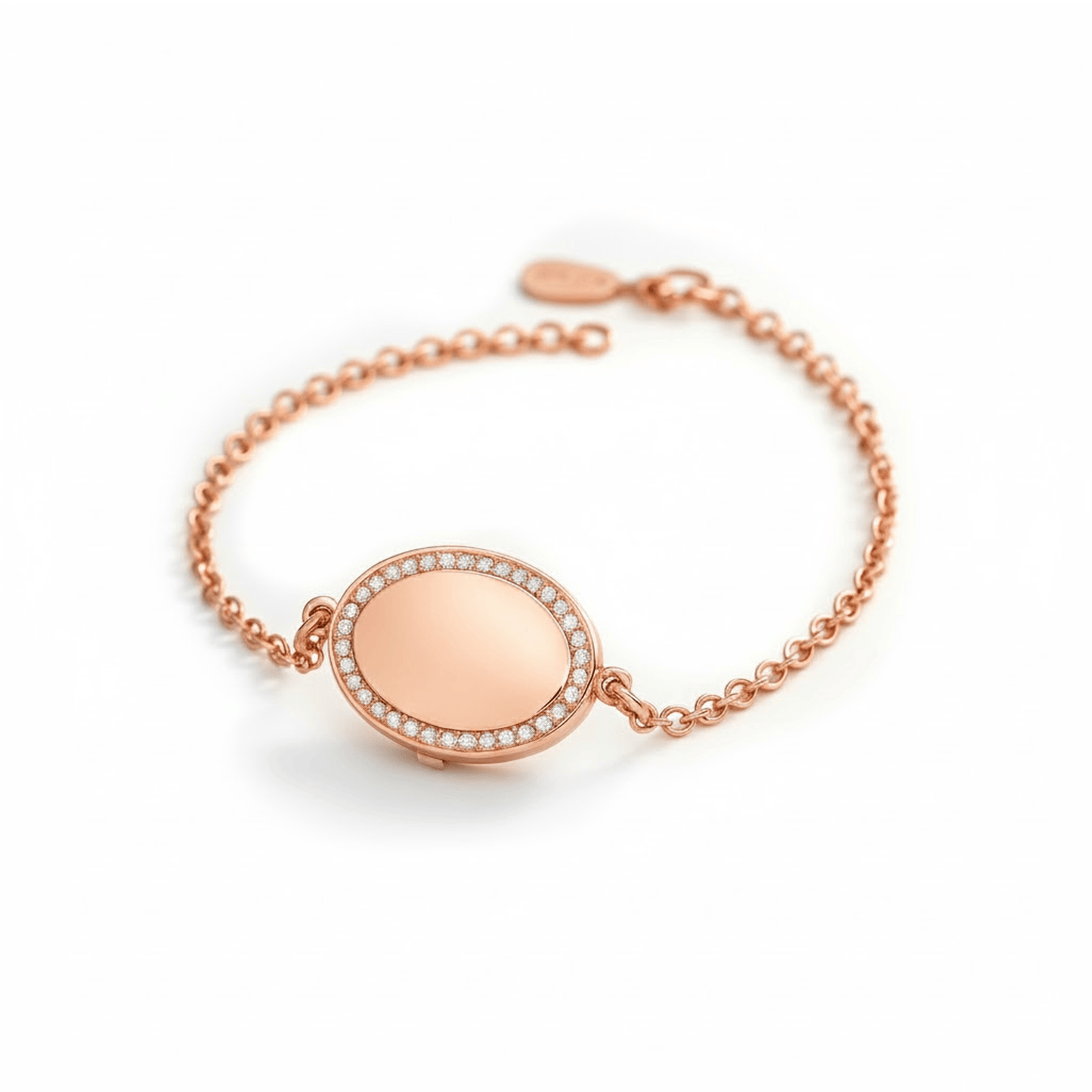 Personalised Photo Locket Bracelet – Oval