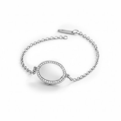 Personalised Photo Locket Bracelet – Oval