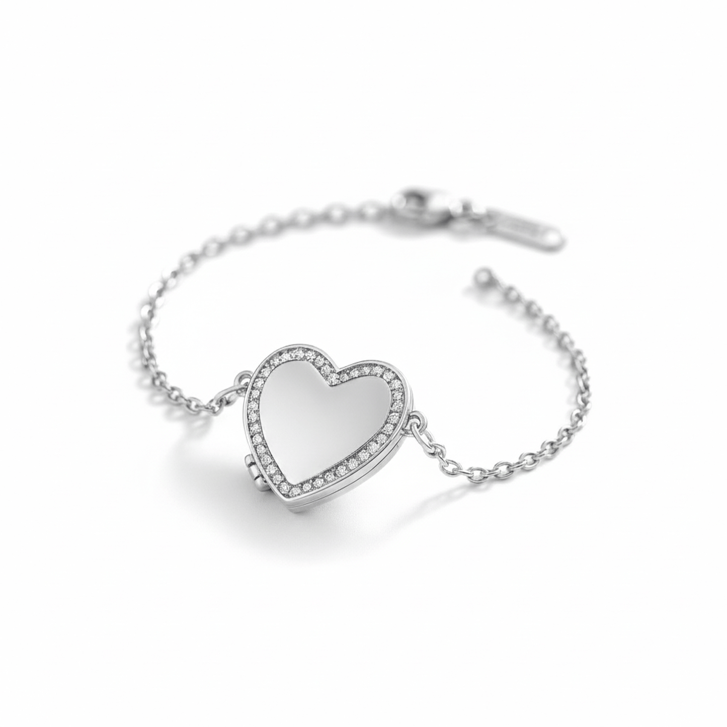 Personalised Photo Locket Bracelet – Heart