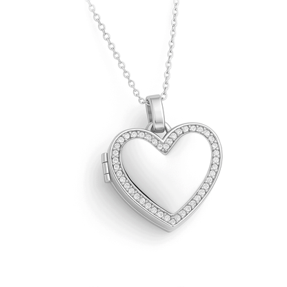 Personalised Photo Locket Necklace – Heart