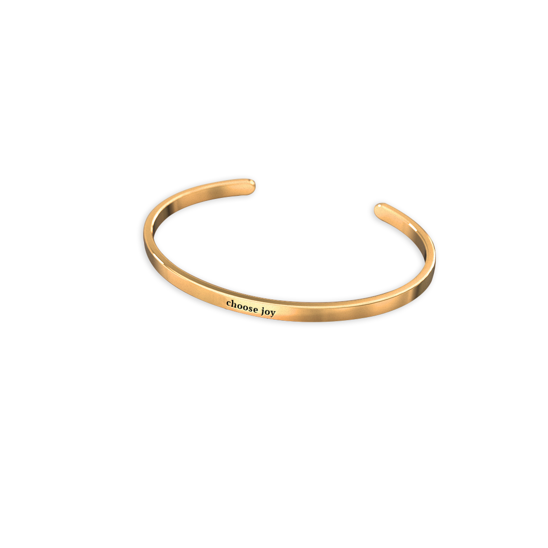 Custom Thin Personalised Engraved Cuff Bangle – Minimalist Bracelet