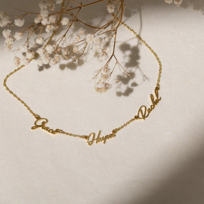 Multi Name Necklace