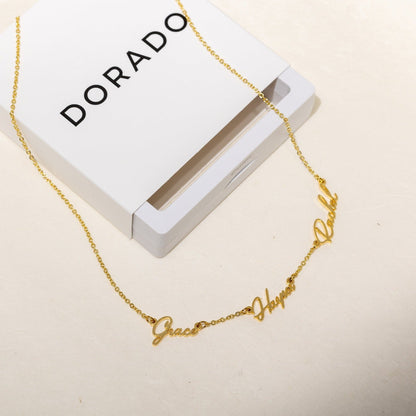 Multi Name Necklace