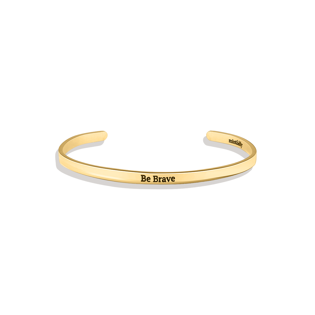 Custom Thin Personalised Engraved Cuff Bangle – Minimalist Bracelet