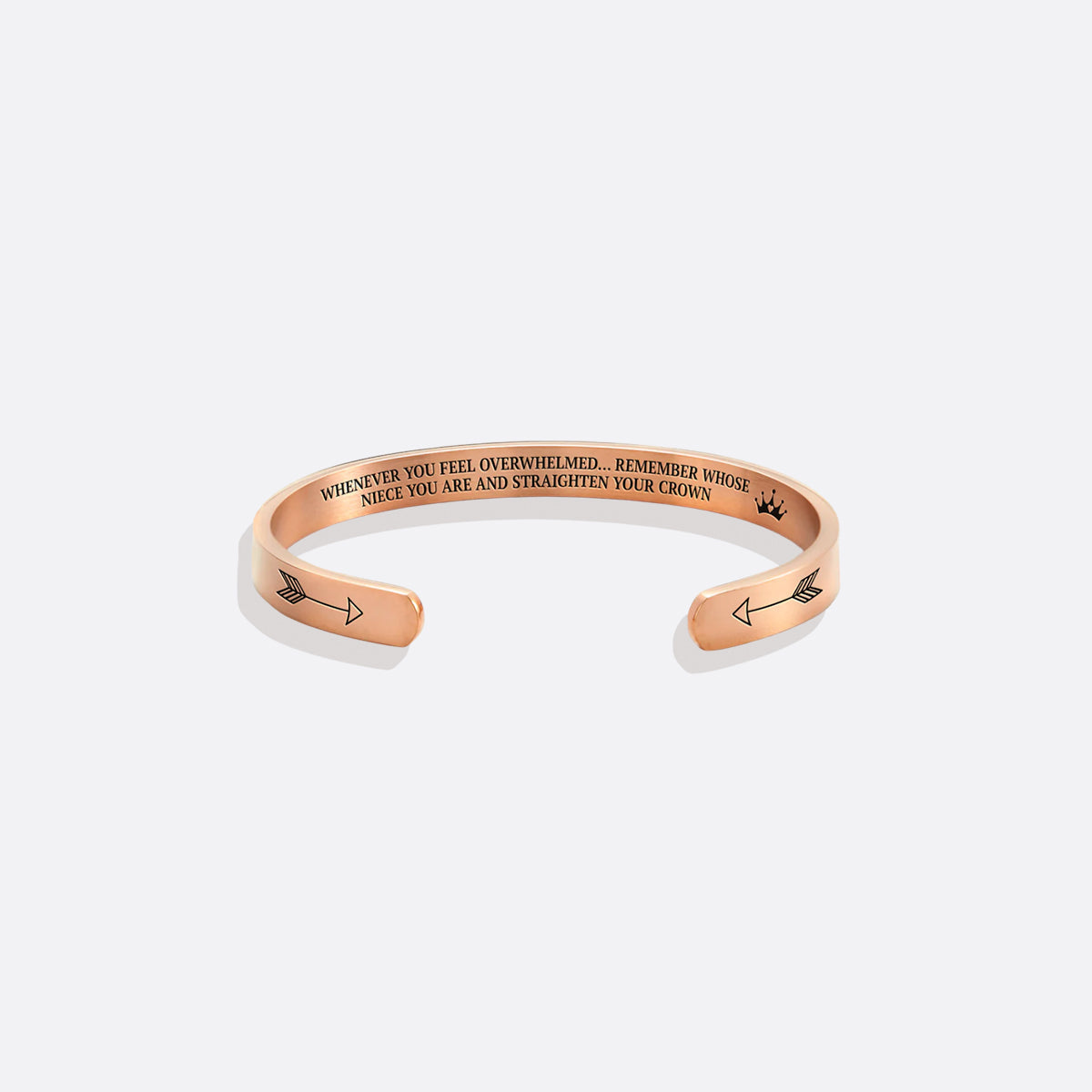 ‘Remember Who You Are’ Personalised Engraved Cuff Bangle