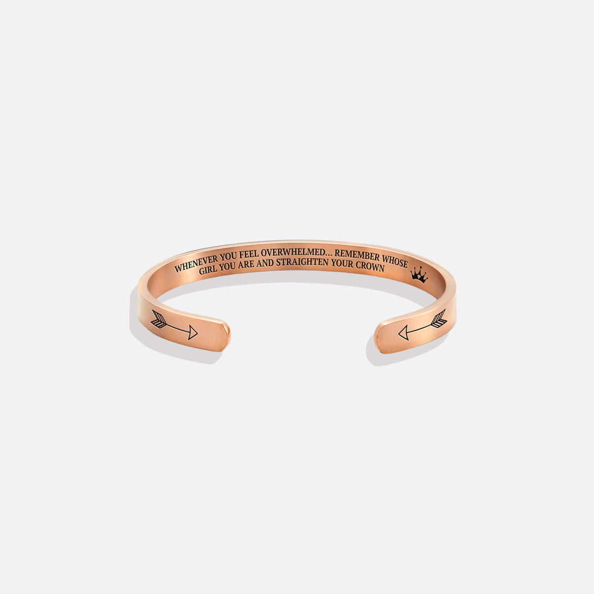 ‘Remember Who You Are’ Personalised Engraved Cuff Bangle
