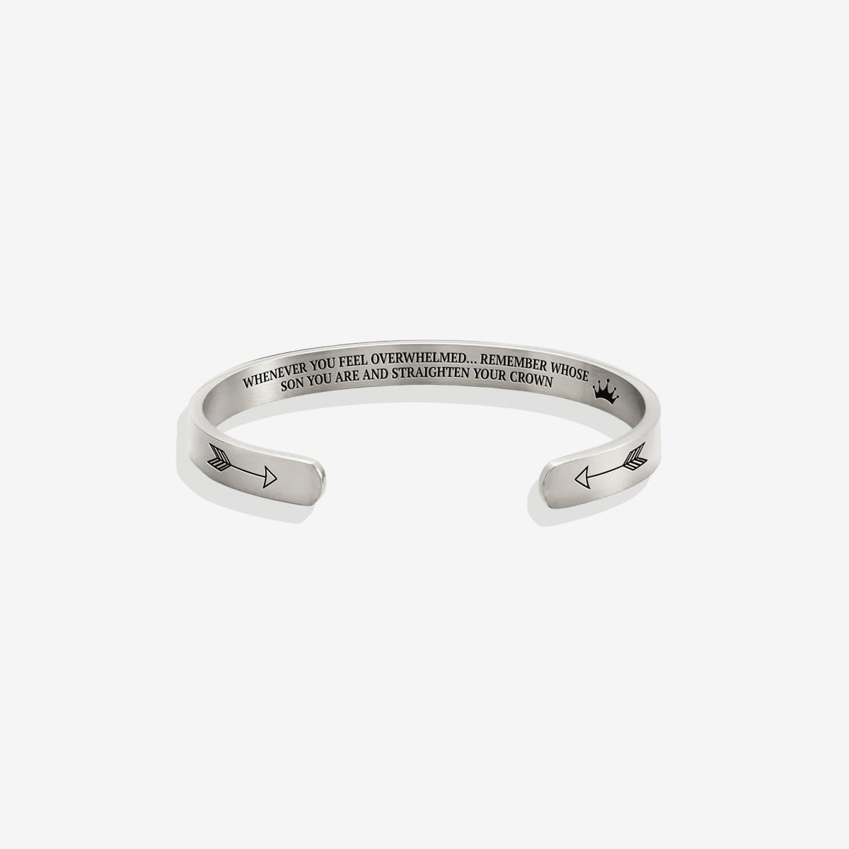 ‘Remember Who You Are’ Personalised Engraved Cuff Bangle