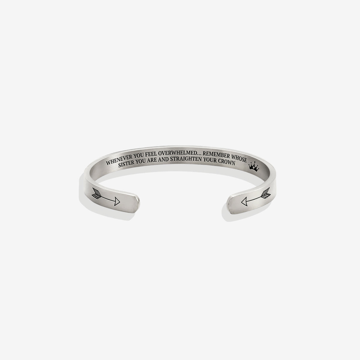 ‘Remember Who You Are’ Personalised Engraved Cuff Bangle