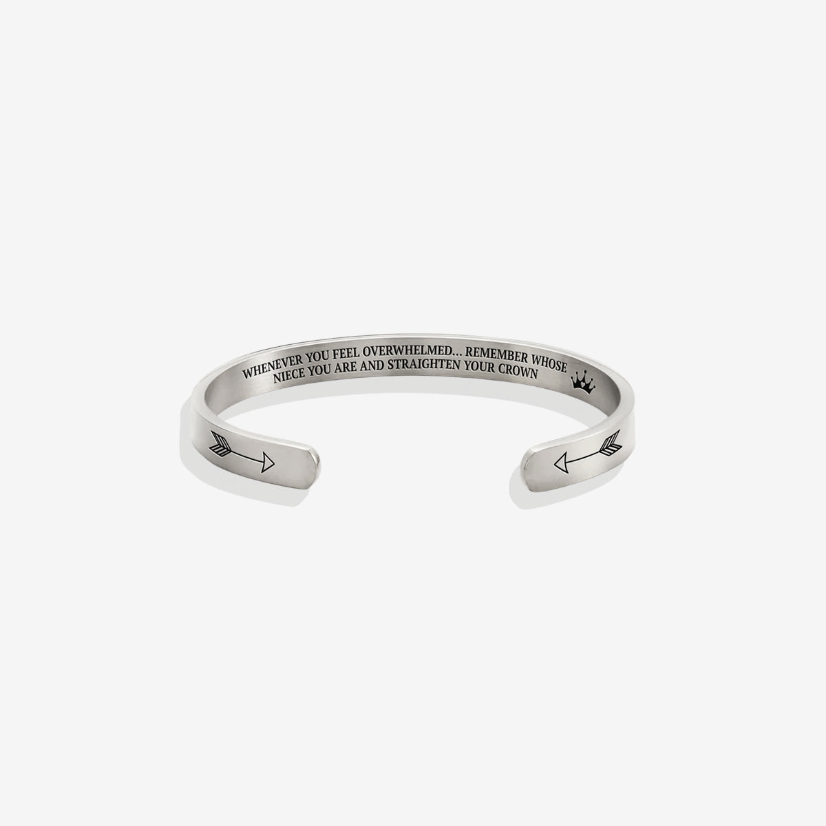 ‘Remember Who You Are’ Personalised Engraved Cuff Bangle