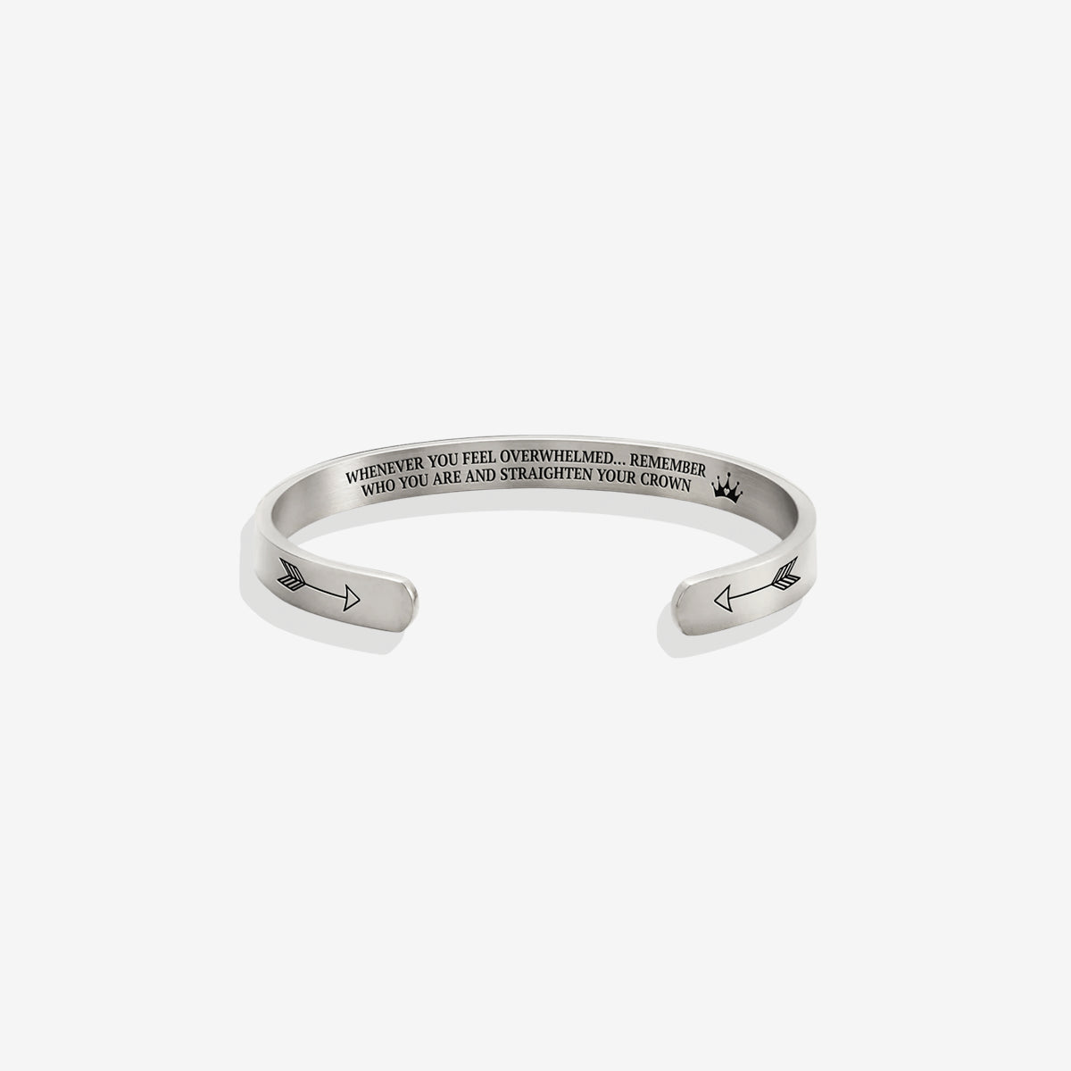‘Remember Who You Are’ Personalised Engraved Cuff Bangle