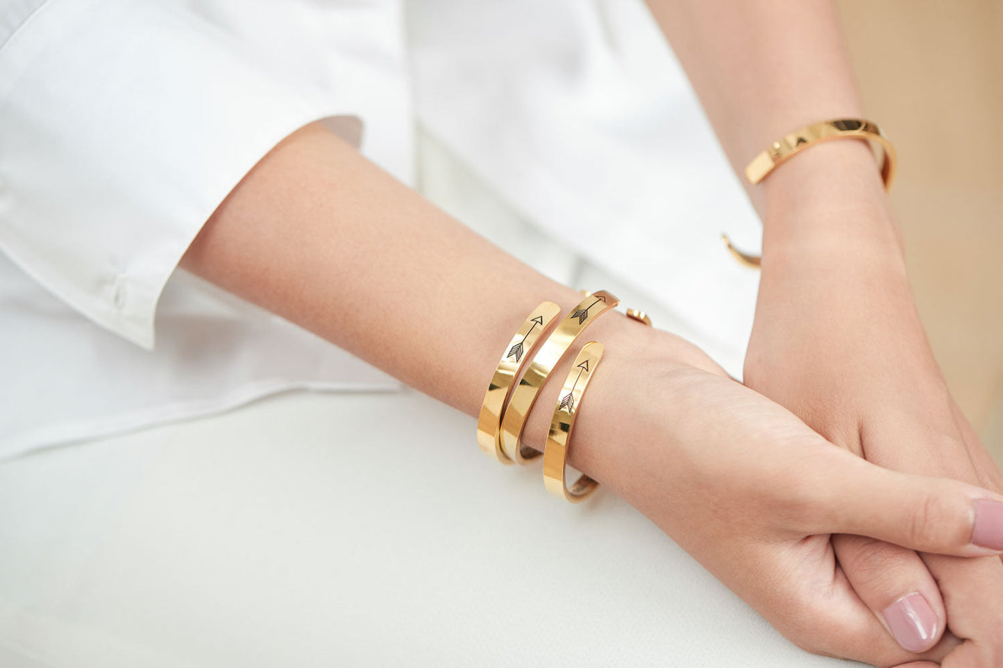 Fully Custom Personalised Engraved Cuff Bangle – Bespoke Message