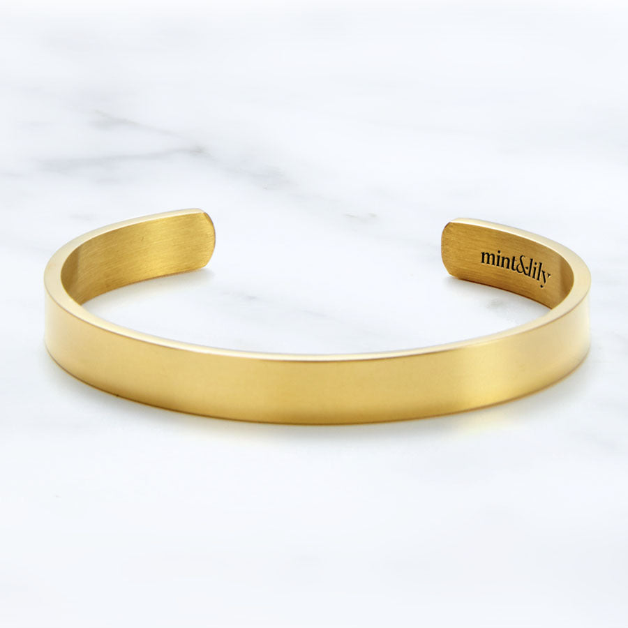 ‘Not Sisters By Blood But Sisters By Heart’ Personalised Engraved Bangle