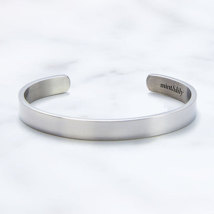 ‘Not Sisters By Blood But Sisters By Heart’ Personalised Engraved Bangle