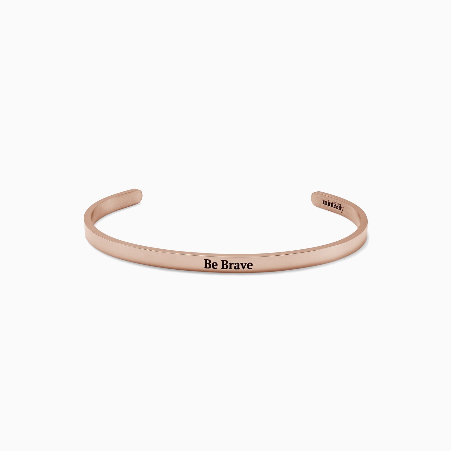 Custom Thin Personalised Engraved Cuff Bangle – Minimalist Bracelet