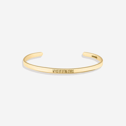 Custom Thin Personalised Engraved Cuff Bangle – Minimalist Bracelet