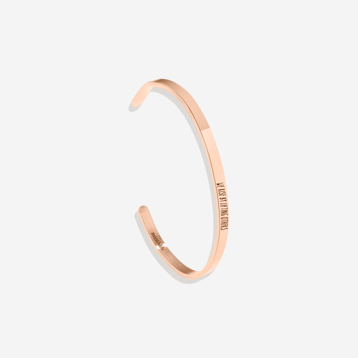 Custom Thin Personalised Engraved Cuff Bangle – Minimalist Bracelet